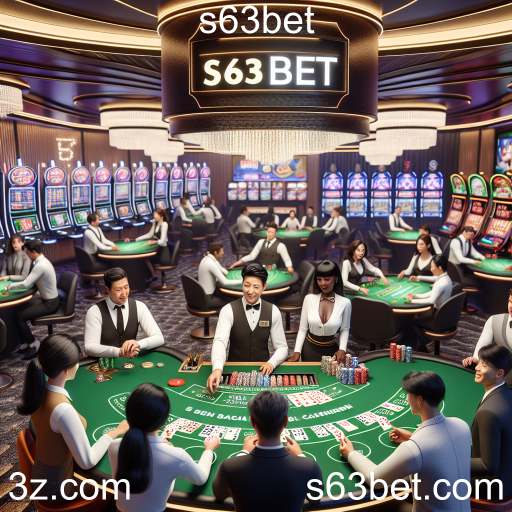 A Emoção do Cassino Ao Vivo no s63bet